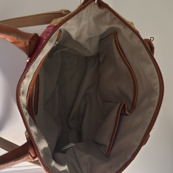 Pink and brown purse - Picture 3 of 4